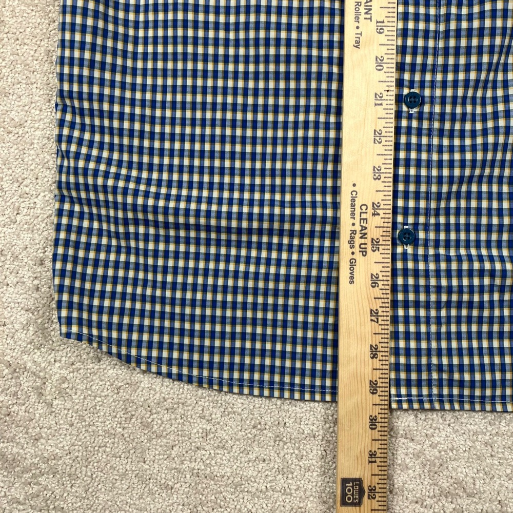 Patagonia Men's M Lightweight A/C Shirt Plaid Button Up Short Sleeve Hiking - Picture 5 of 9